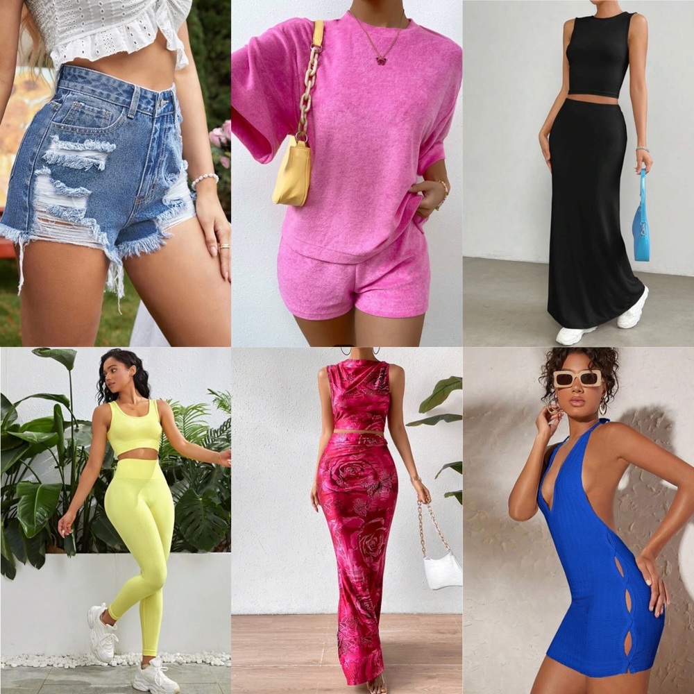 assorted bundle 🩷 priced to sell $ make an offer : gently or NEVER worn👚🎽👗🩳